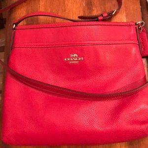Pink Coach Cross Body